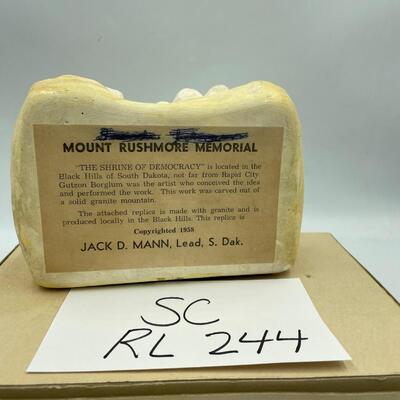 My Rushmore granite piece
