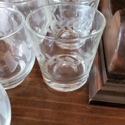 13 Drinking Glasses 2 Jack Daniels 11 Vintage Etched  Barware