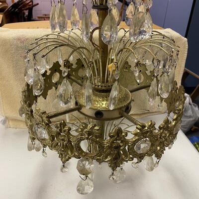 Beautiful crystal chandelier