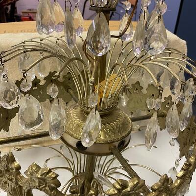 Beautiful crystal chandelier