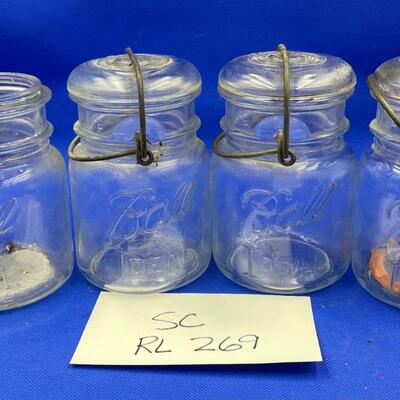 Ball pt jars- set of 4