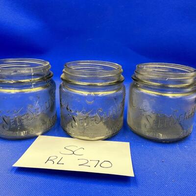 Kerr 1/2 pt wide mouth jar-Kerr jars