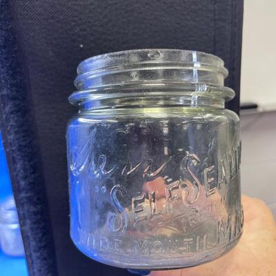 Kerr 1/2 pt wide mouth jar-Kerr jars