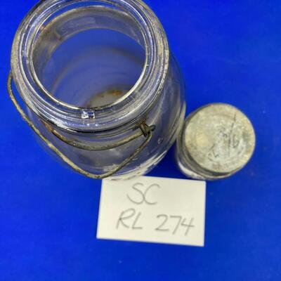 Atlas 1/2 gal & 1/2 pt jar
