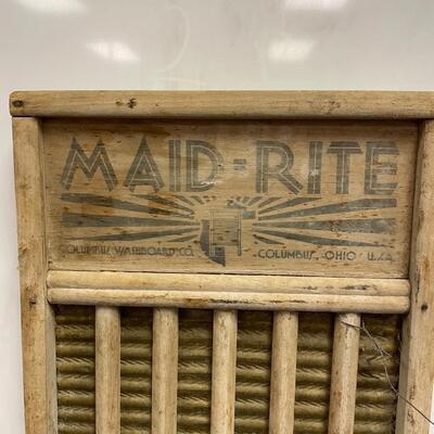 Maid-Rite washboard