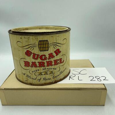 Sugar barrel tin