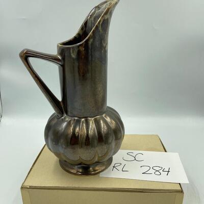 Vintage Brush pottery pitcher