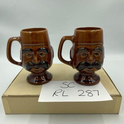 Mustache man mugs