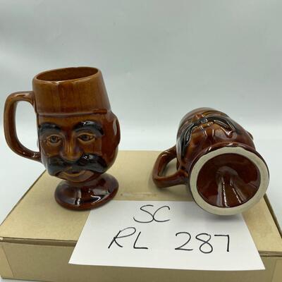 Mustache man mugs