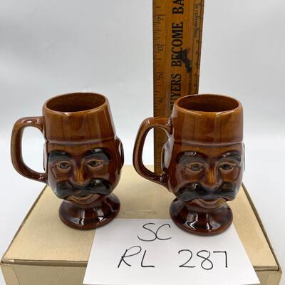Mustache man mugs