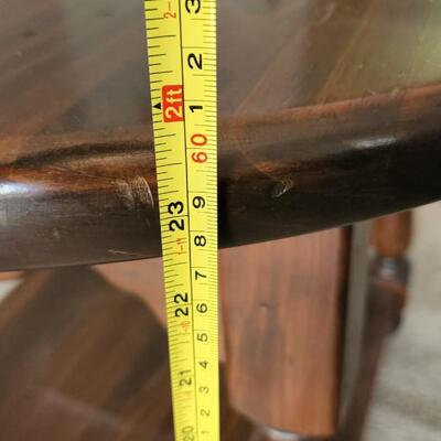 Round Ethan Allen Side Table 28
