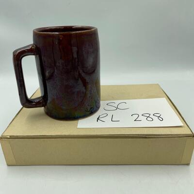 Pabst Milwaukee brown stoneware mug
