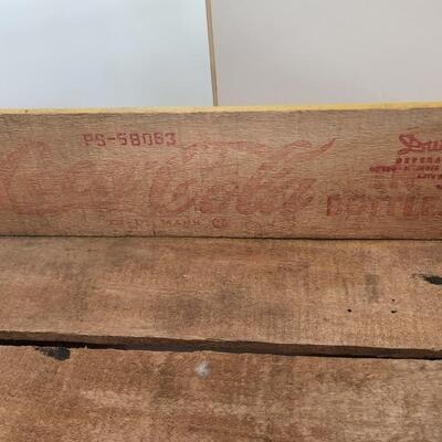 Vintage Coca-Cola Wood Crate Box Wagon Conversion