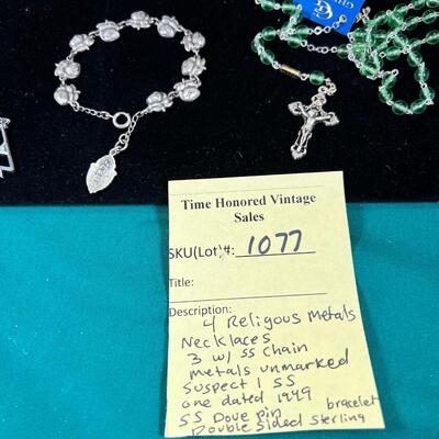Sterling Silver religious jewelry