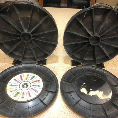 Two Vintage Mattel Hot Wheels Redline Original Wheel Cases. See Pics for condition.