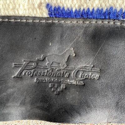 Hand woven â€œProfessional Choiceâ€ horse saddle blanket/pad
