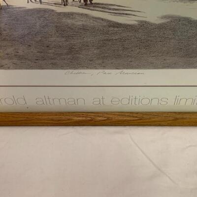 Harold Altman Hand Signed Artist Proof 31.5” wide x 25” high