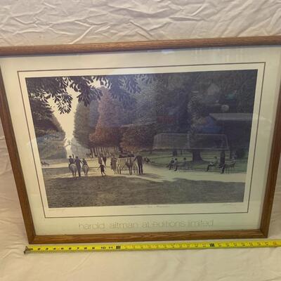 Harold Altman Hand Signed Artist Proof 31.5â€ wide x 25â€ high