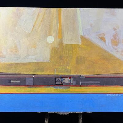 TITLE: Yellow Moon
MEDIUM: Wrapped Acrylic on canvas
Image: 16x20"


ABOUT THE ARTIST:
Ed Pointer was creative in more than one...