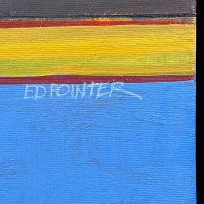 TITLE: Yellow Moon
MEDIUM: Wrapped Acrylic on canvas
Image: 16x20"


ABOUT THE ARTIST:
Ed Pointer was creative in more than one...
