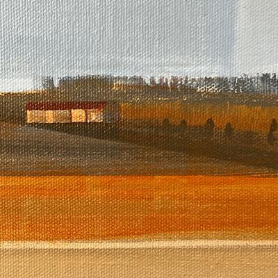 Ed Pointer Serene Kansas Prairie Lands original painting