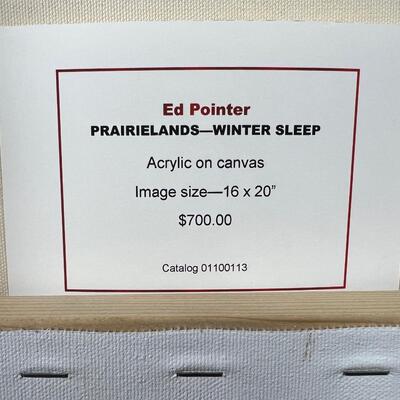 Ed Pointer Serene Kansas Prairie Scene original painting