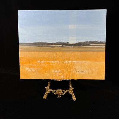 Ed Pointer Serene Kansas Prairie Scene original painting