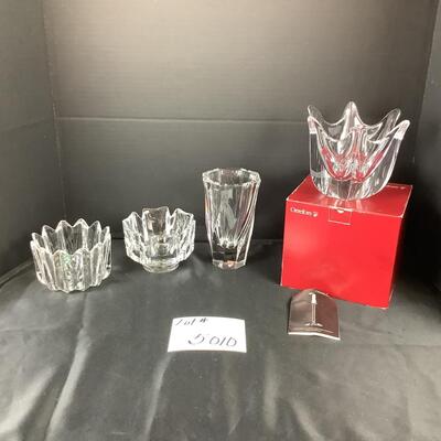 Lot. 5010. Signed Orrefors Crystal Bowls / Vases