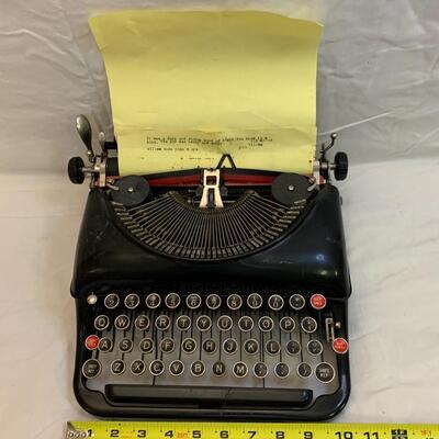 Remington Rand Remington 5 vintage typewriter 10.5â€ wide x 12â€ deep
