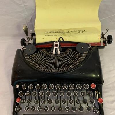 Remington Rand Remington 5 vintage typewriter 10.5” wide x 12” deep