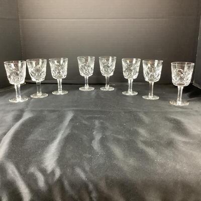 Lot 5013. Eight Waterford Ashling Crystal Port Glasses