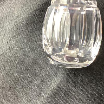 Lot. 5017. Waterford Biscuit Barrel with Lid, Violet Vase and  Crystal Bowl