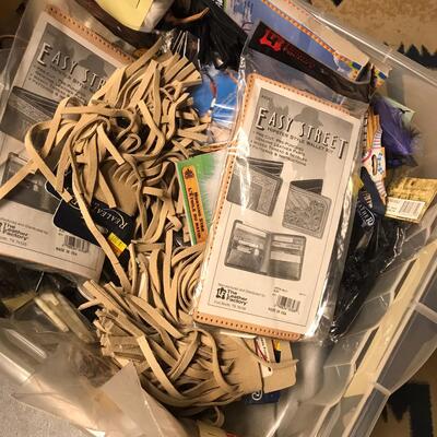 Box of Leathercraft items
