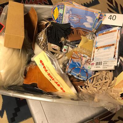 Box of Leathercraft items