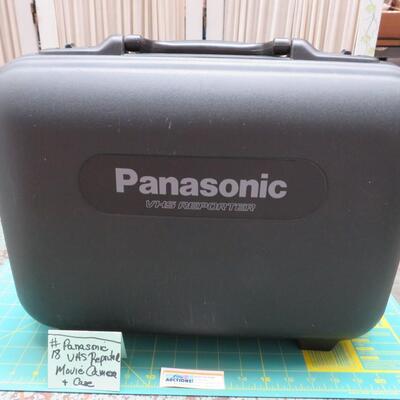 Panasonic VHS MOVIE CAMERA Reporter AG-188P JAPAN in Case