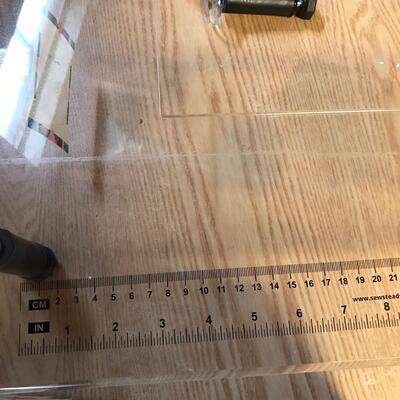 Lucite Sewing Machine Stand BABY LOCK JAZZ 2