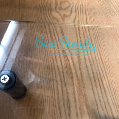 Lucite Sewing Machine Stand BABY LOCK JAZZ 2