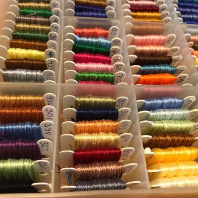 Box of Embroidery Floss