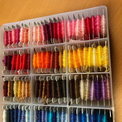 Flat of Embroidery Floss #3