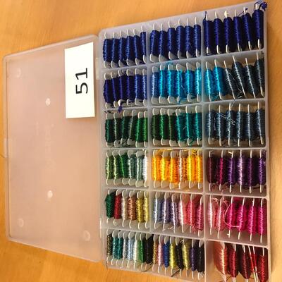 Flat of Embroidery Floss #4