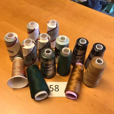 Lot of Spools of Thread