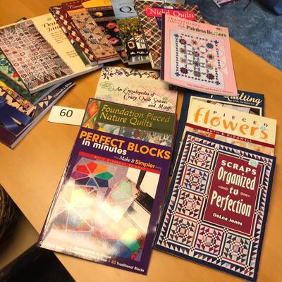 Lot of Quilt Books & Sewing Books