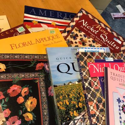 Lot of Quilt Books & Sewing Books