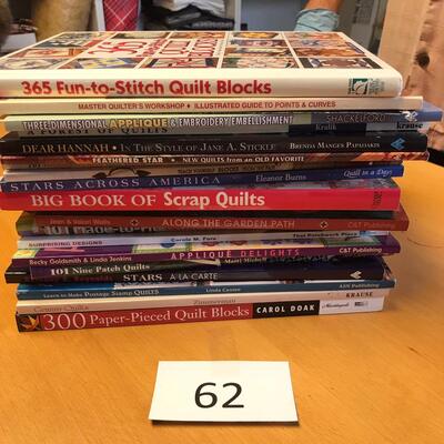 Books on Quilts & Seweing