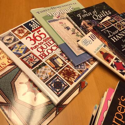 Books on Quilts & Seweing
