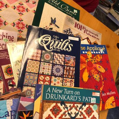 Lot of Books on Sewing & Quilting