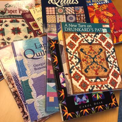Lot of Books on Sewing & Quilting