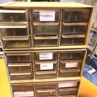 Lot of 4 Hardware containers