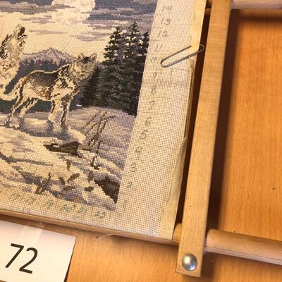 Wolf Tapestry Wall handing