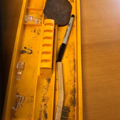 Tote box of hardware